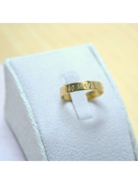 Bague à graver 4 mm en argent ou plaqué or