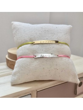 Bracelet gourmette à graver pour enfant ou bébé