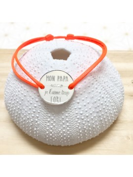 Bracelet médaille 20 mm à graver