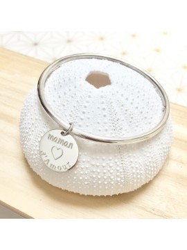 Bracelet Jonc avec 1 médaille thèmes